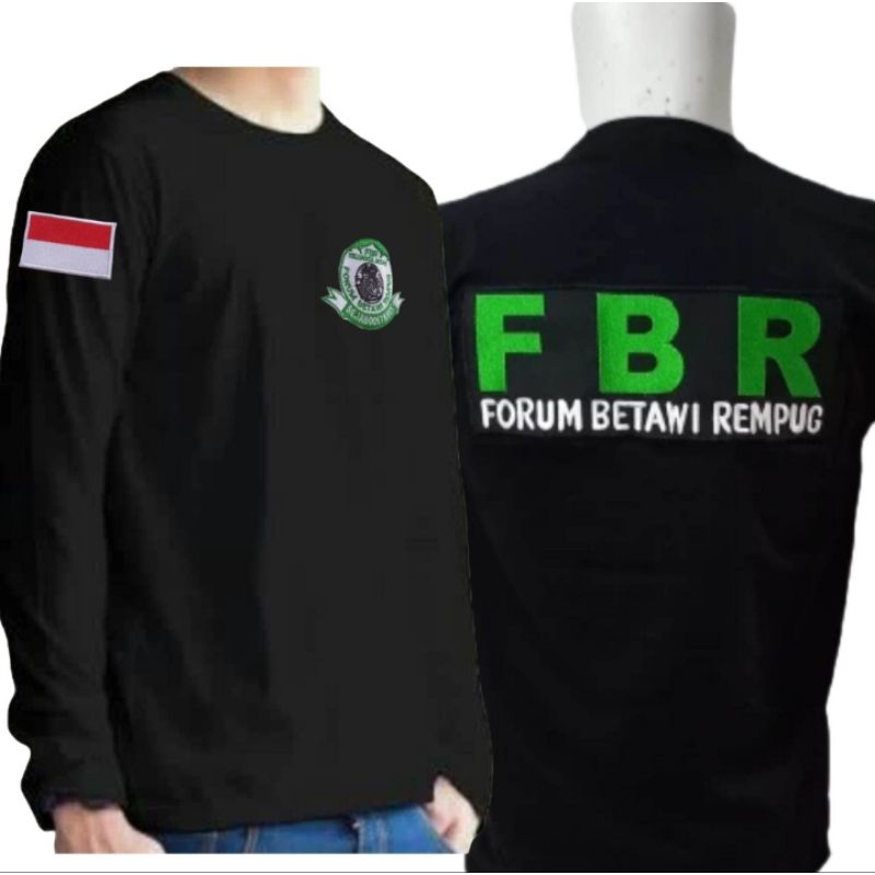 Kaos FBR Bordir Komputer Tangan Panjang