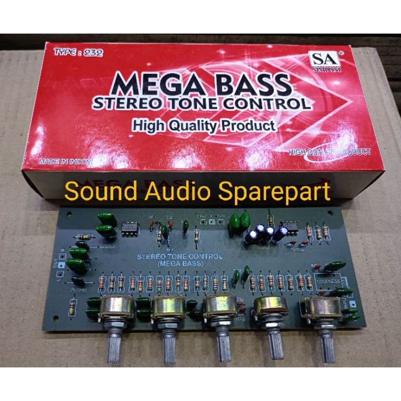 Kit Tone Control Stereo Middle MEGA BASS