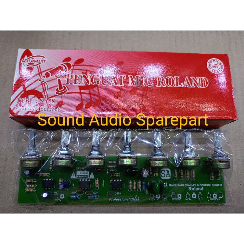 Kit Penguat Mic Roland 7 Potensio