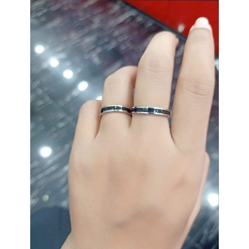 cincin  hala gold ring mewah elegan white gold emas asli
