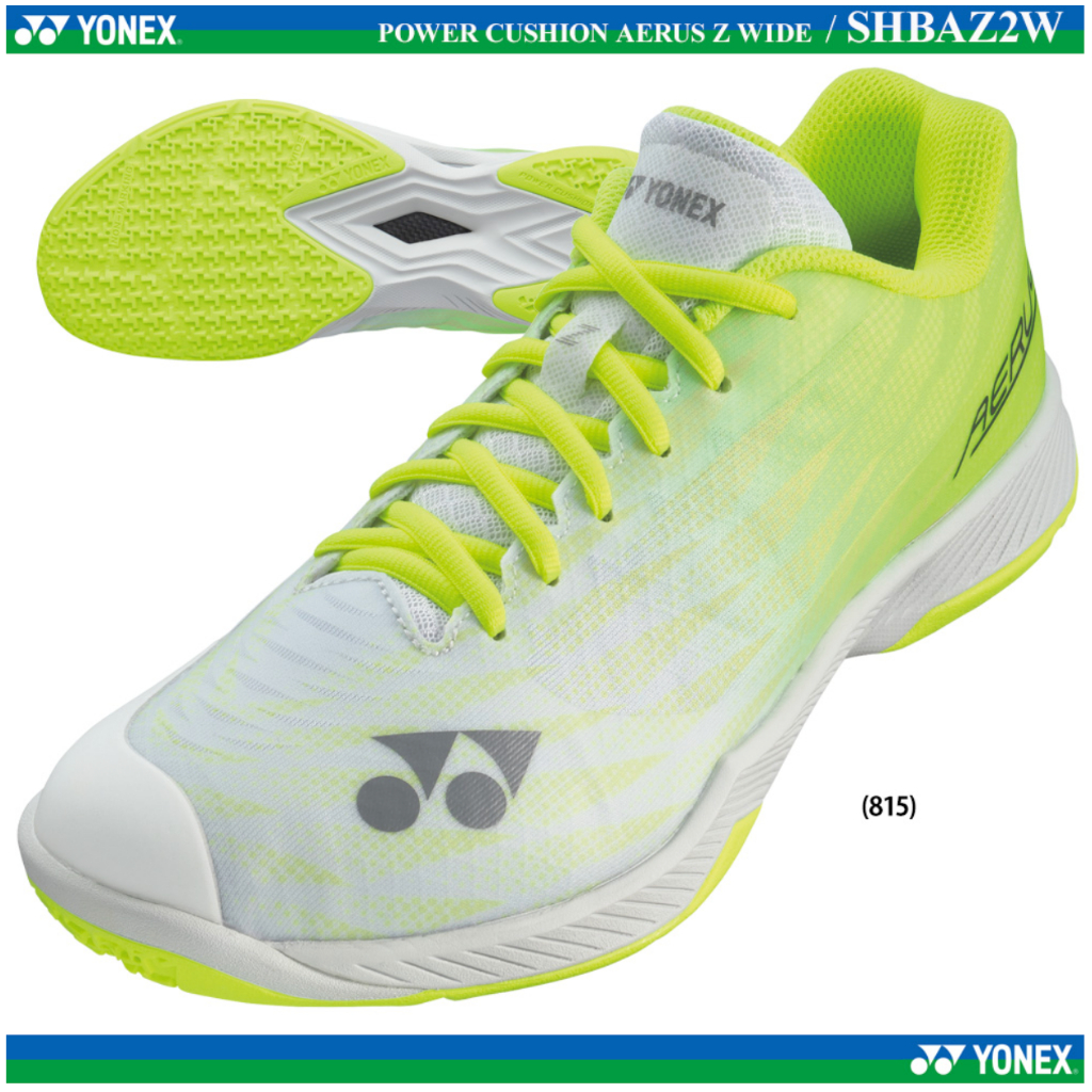 SEPATU BADMINTON YONEX AERUS Z WIDE GREY YELLOW  / YONEX AERUS Z2 W JP CODE