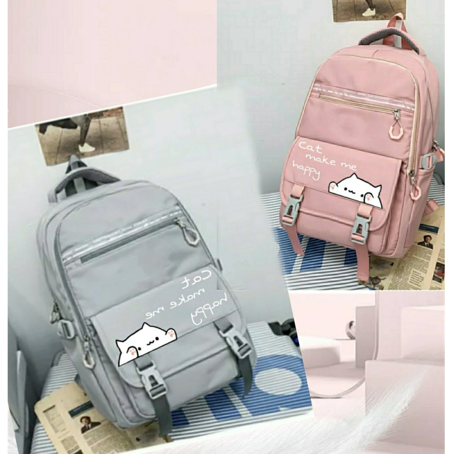 PROMO NEW ARIVAL TAS RANSEL SEKOLAH ANAK WANITA TERBARU - TAS RANSEL SEKOLAH - TAS WANITA = TAS GEND