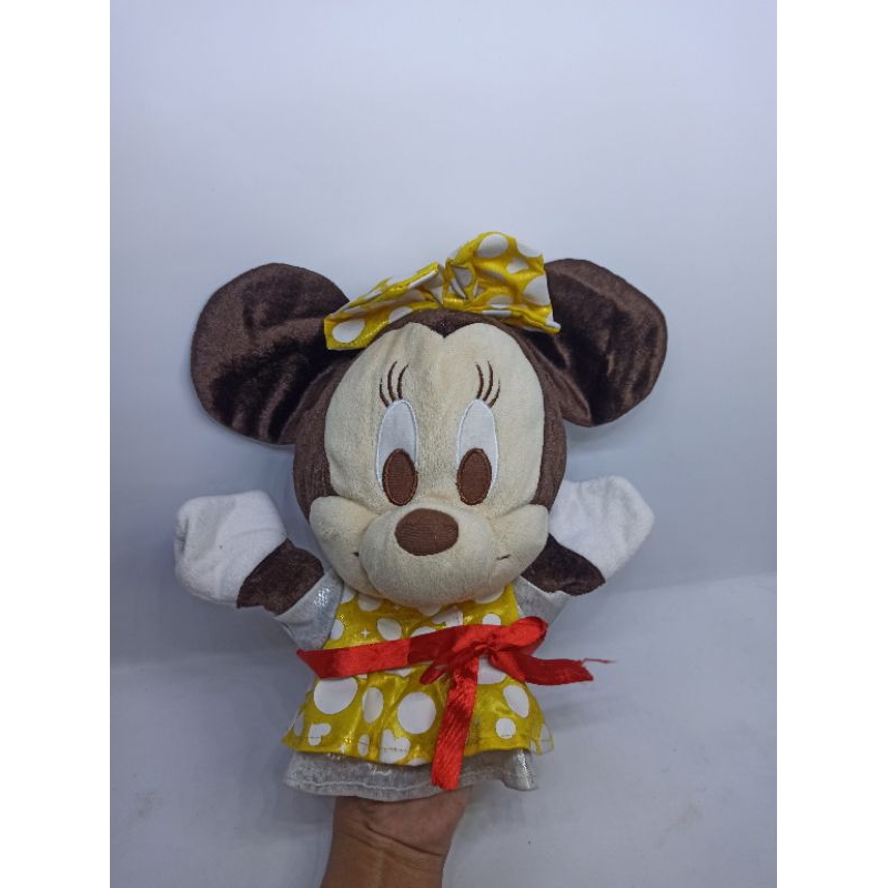 boneka tangan Minnie mouse original mickey mouse