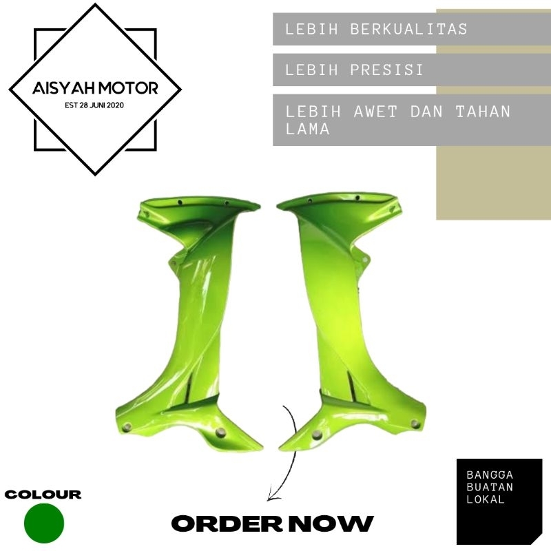 Sayap Dalam Yamaha Jupiter Z Burhan Warna Hijau