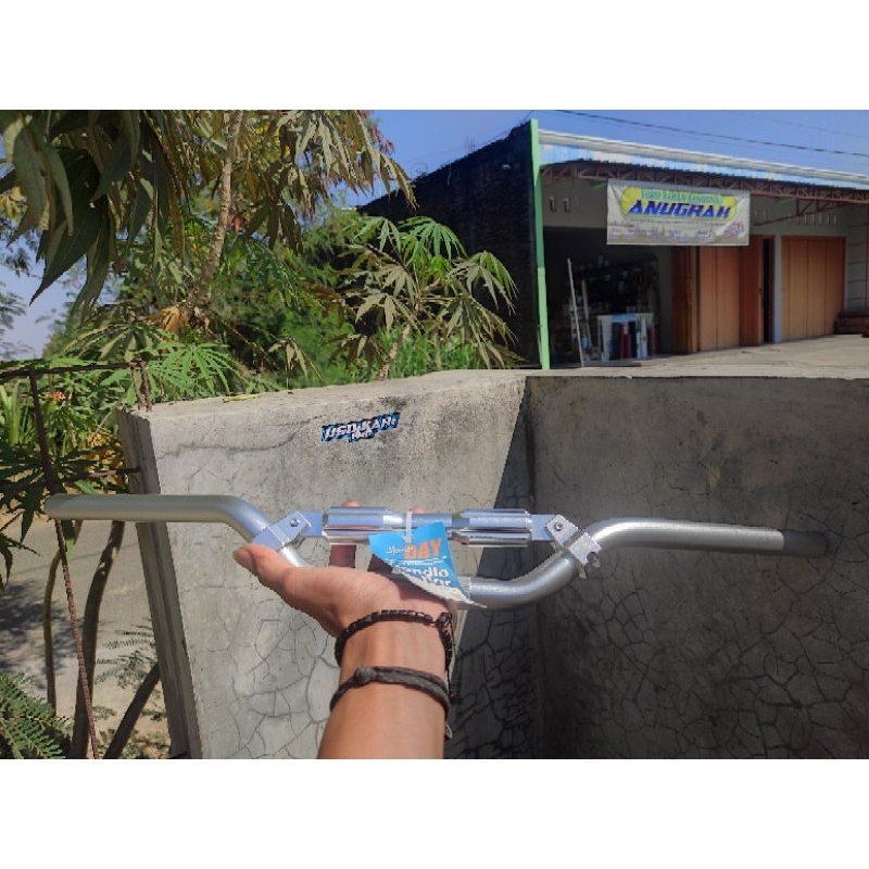setang stang stir daytona tipe low silver palang kecil dan besar stang replika daytone palang big se