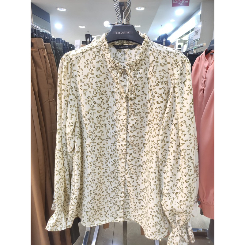 BLOUSE FLORAL BUNGA BUNGA BY THE EXECUTIVE ORIGINAL