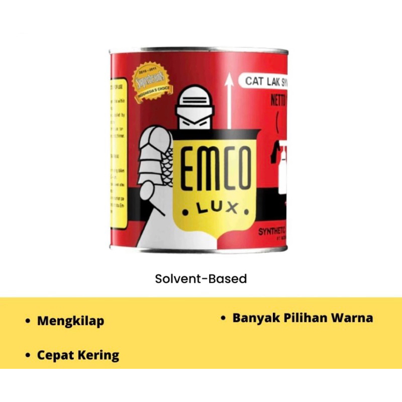 CAT KAYU & BESI EMCO LUX 1 KG WARNA BINTANG