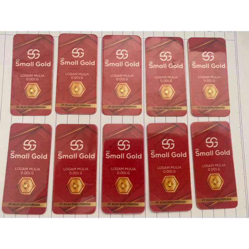 Emas small gold 24K 0.001g