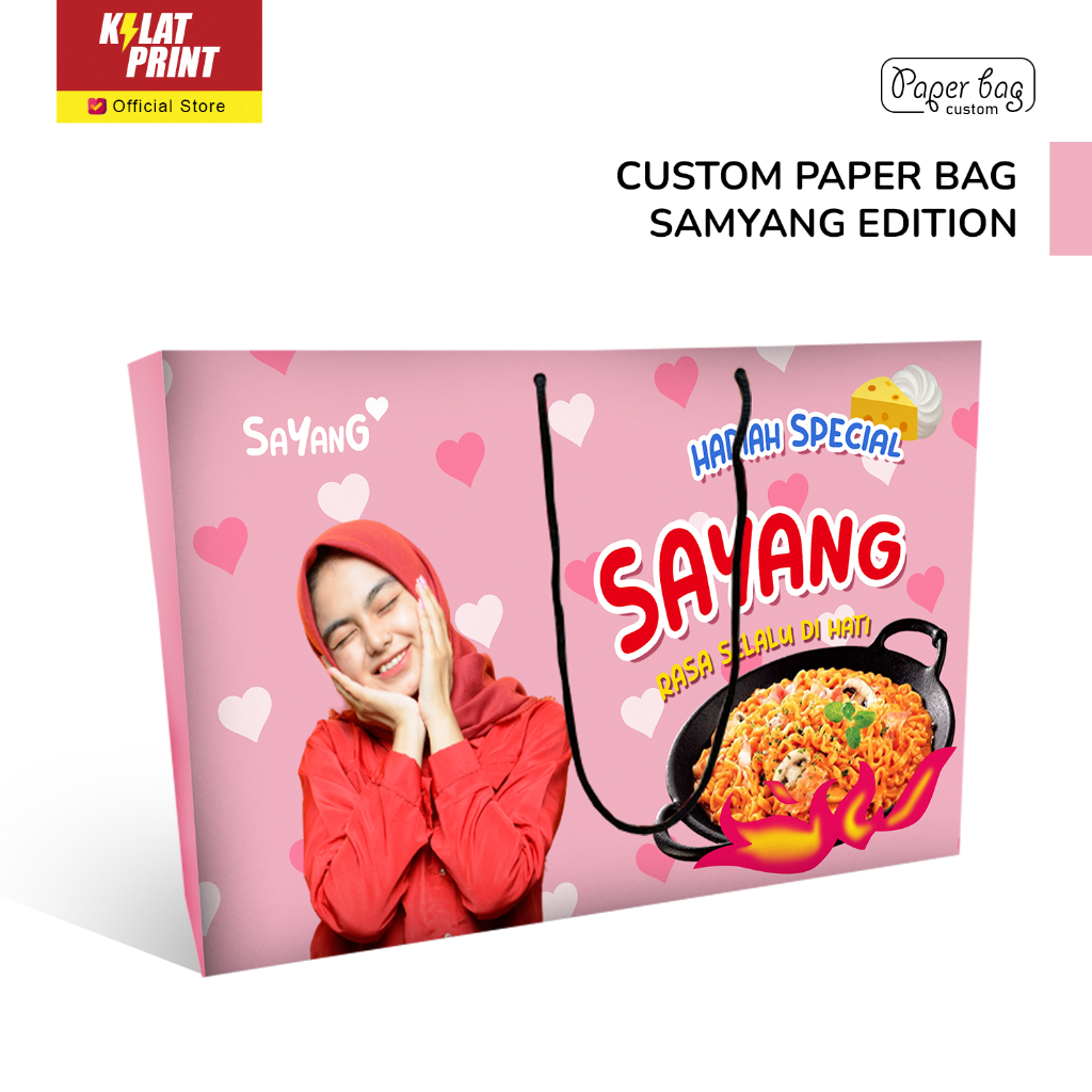 

Paper Bag Kado Custom Ala Samyang Edition