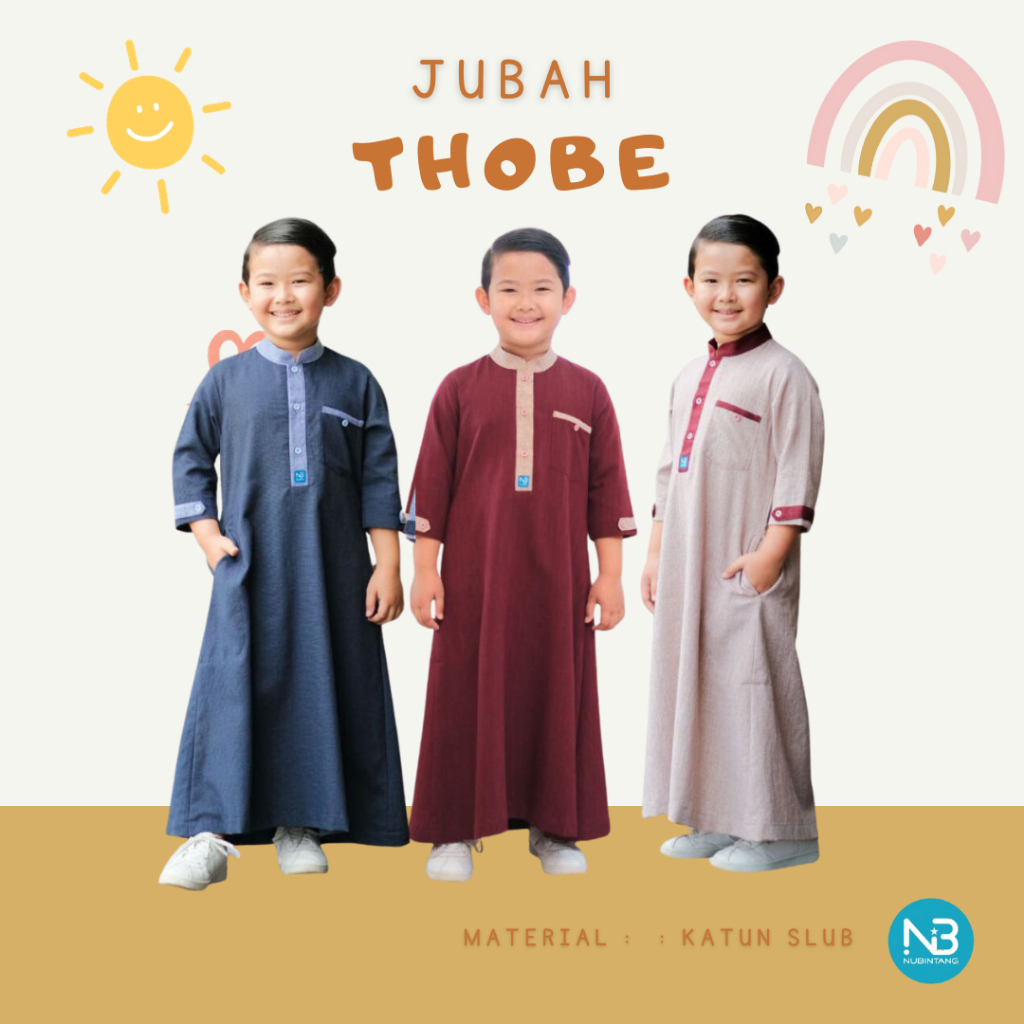 JUBAH KOKO ANAK LAKI THOBE SERIES NUBINTANG