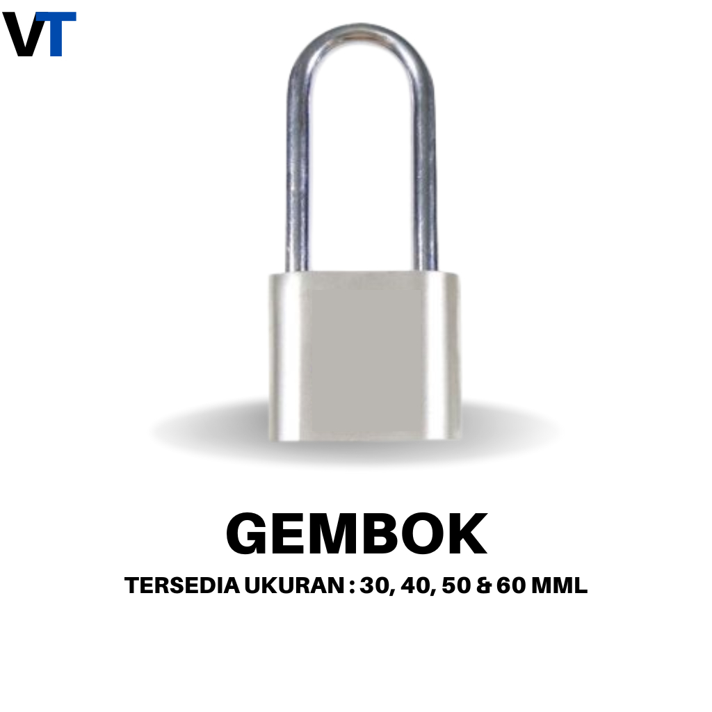 Gembok Rumah / Gembok Anti Maling / Gembok Anti Karat / Gembok Stanless Anti Karat Type MML