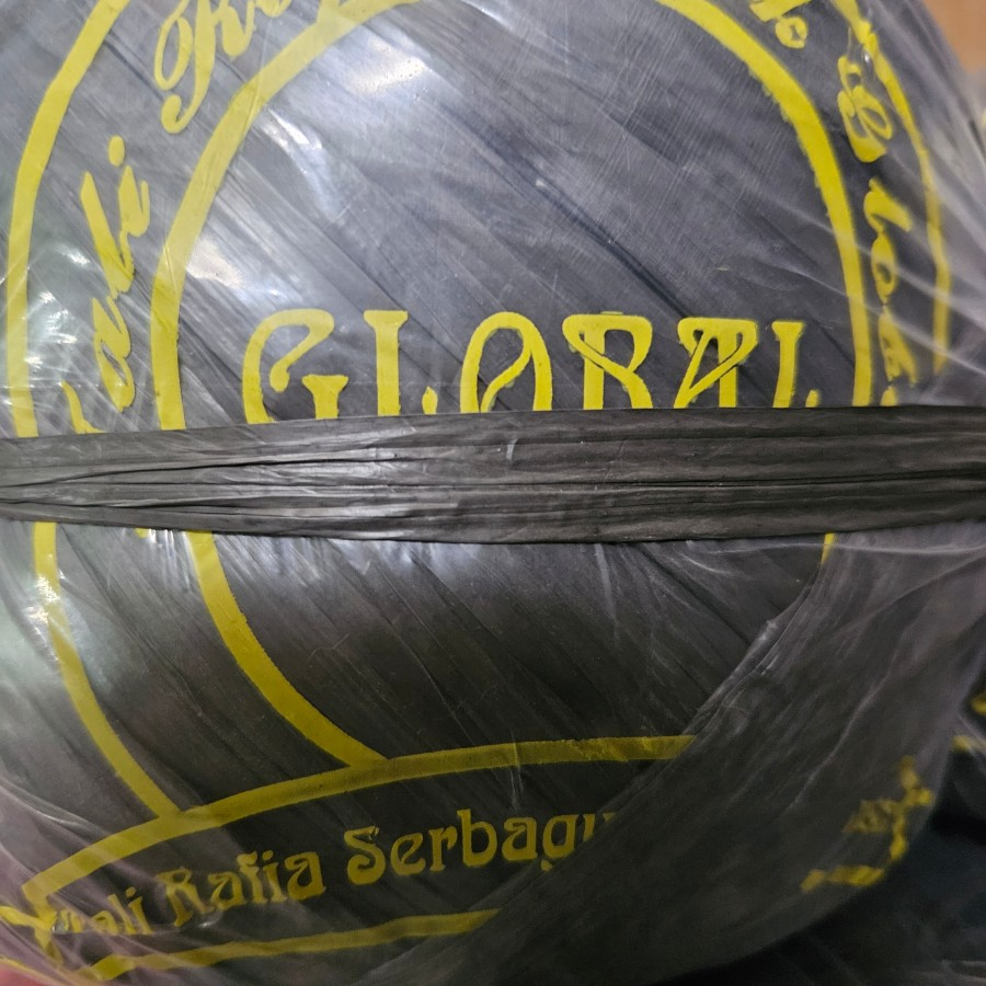 

Tali Rapia 5ons/Tali Rafia Rapiah/Tali Plastik Hitam 500 gram/Tali PP
