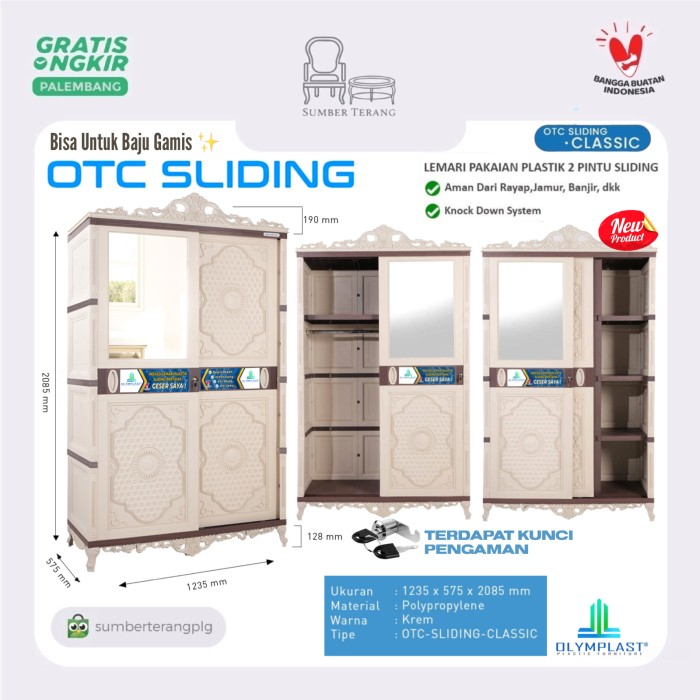 LEMARI OLYMPLAST OTC SLIDING CLASIC