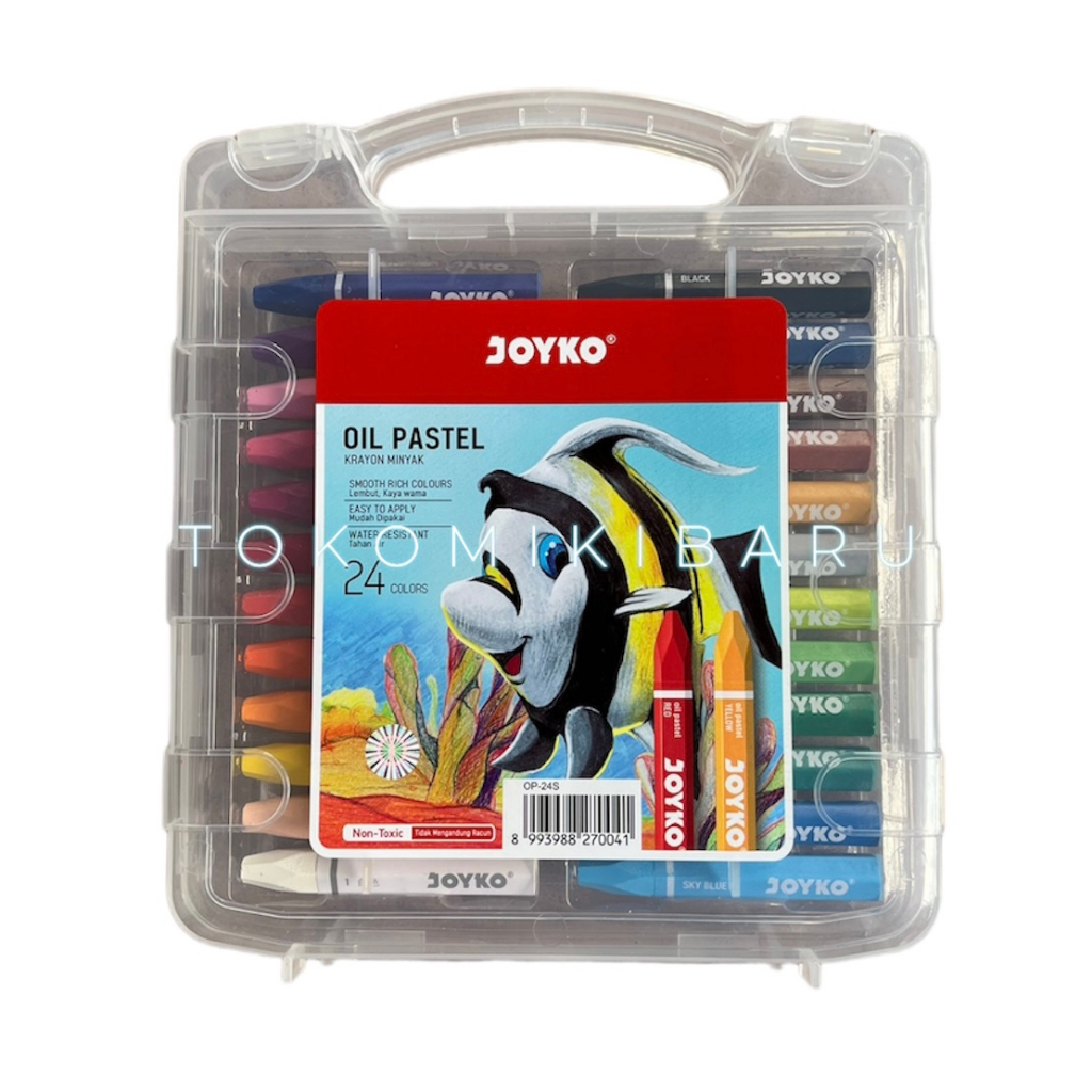 

Crayon Krayon Minyak Oil Pastel Joyko 24 Warna