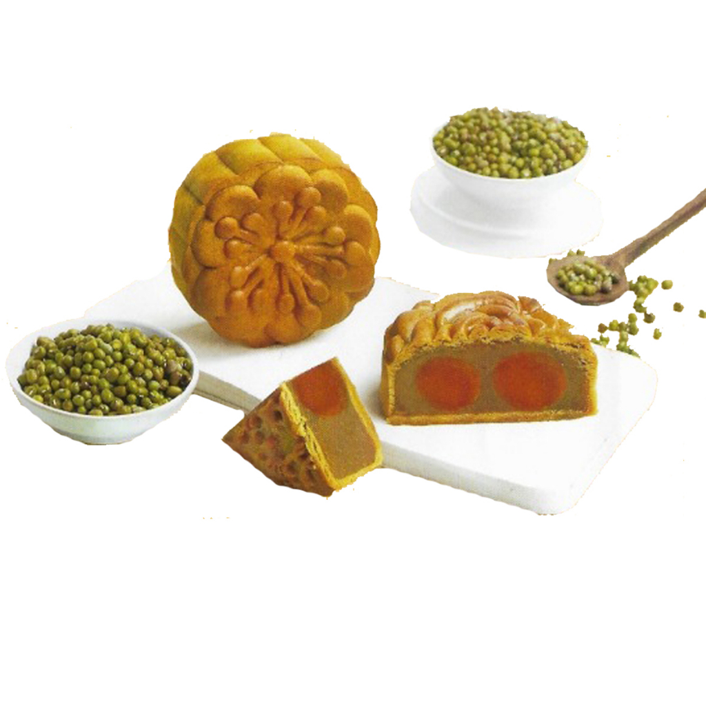 Kue Bulan Moon Cake / Tiong Ciu Pia Tamiang Rasa Kacang Putih / Hijau