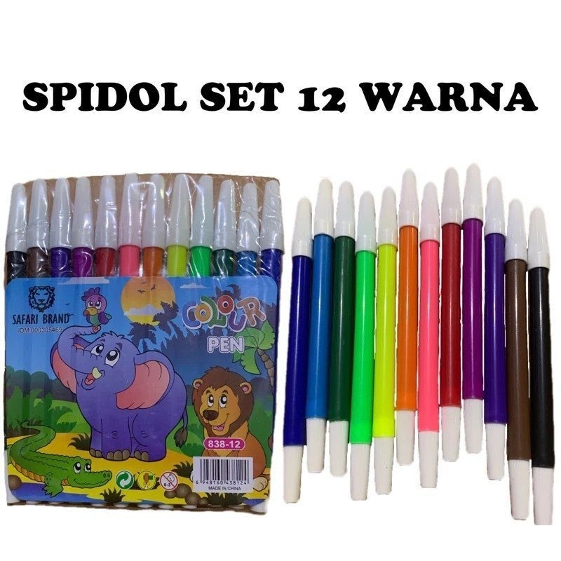 SPIDOL 12 WARNA // SPIDOL MEWARNAI // SPIDOL WARNA WARNI