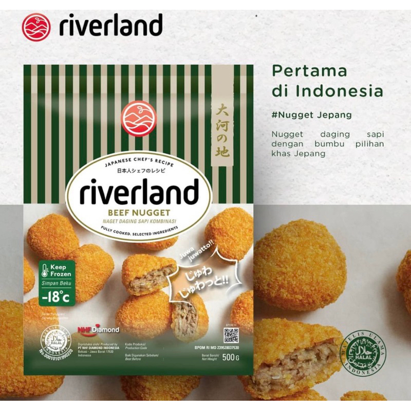 

Riverland Beef Naget I Naget Daging Sapi 500 gr