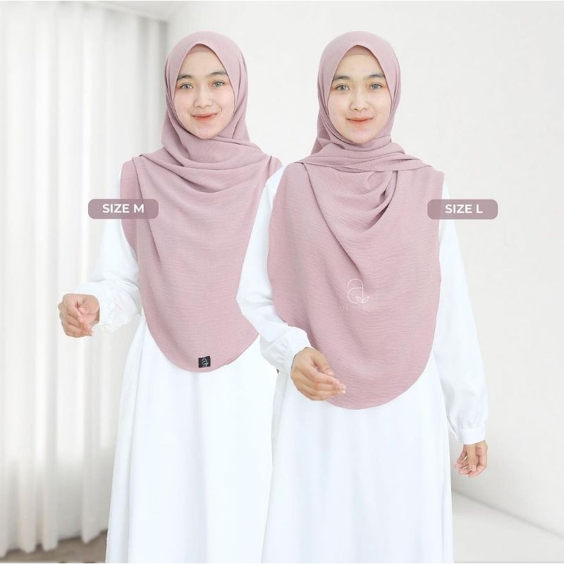 LISA SHAWL BY AZMEELA | Shawl Oval | | Malaysian Khimar |