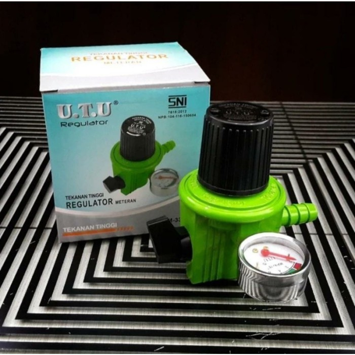 Regulator Kompor Gas UTU HP M Meter - High Pressure UTU RHPM 333 N SNI DISCON
