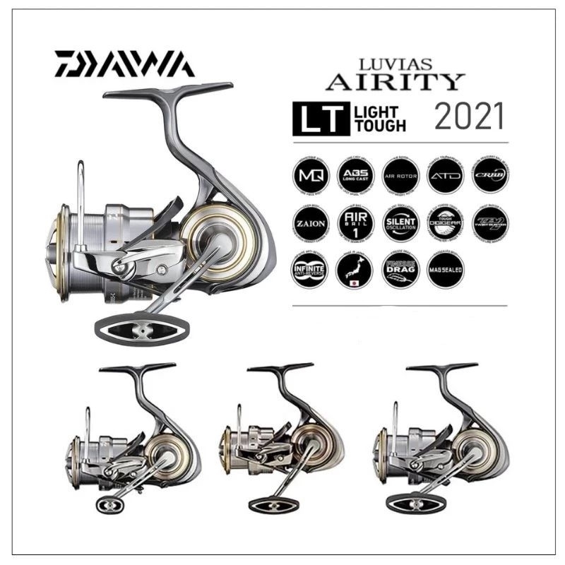 Reel Daiwa Luvias Airity 2021 | Kolam | Galatama | Garansi Resmi