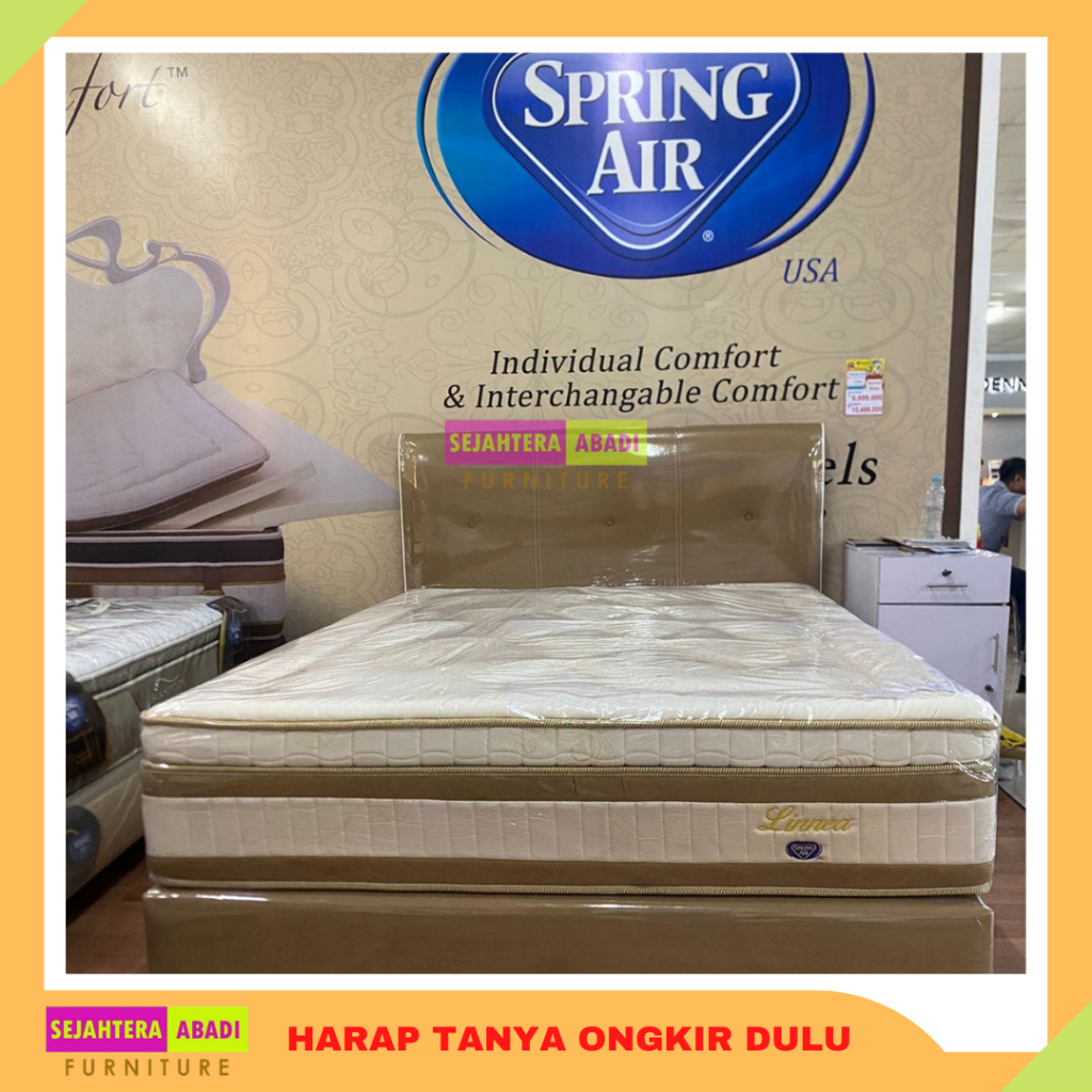 Spring Air Springbed LINNEA linea plush pocket latex spring Matras & Fullset