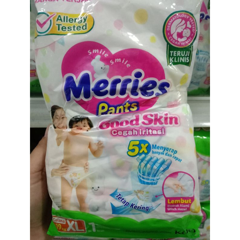 merries XL renceng 6's