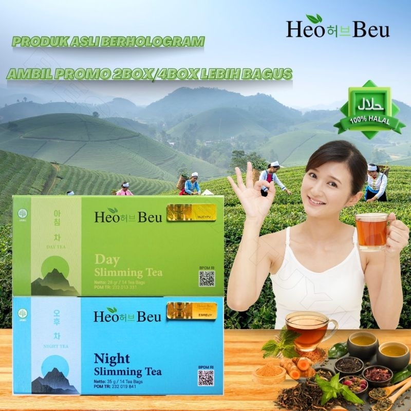 

HEOBEU SLIMMING TEA DIET DAY & NIGHT KOREAN TRADITIONAL ORIGINAL