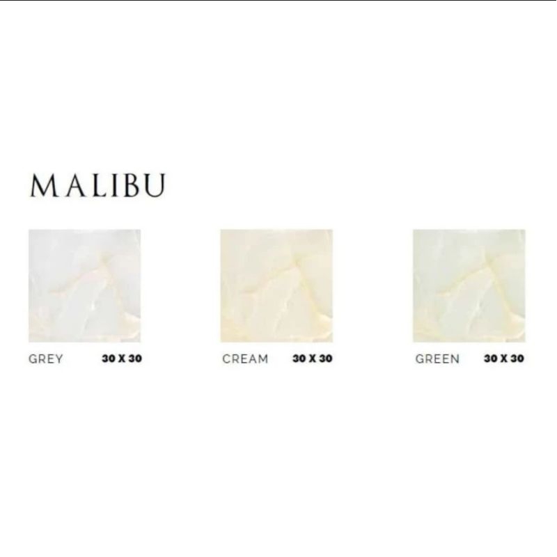 Keramik Asia Tile Malibu glossy ukuran 30x30 warna cream green grey