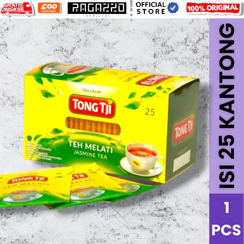 

Teh Celup Tong Tji Jasmine Tea + Bonus Tupperware Tempat Teh Promo 9.9 Live Murah