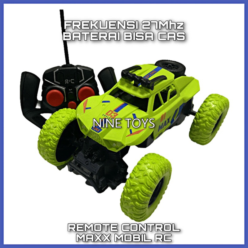 RC OFFROAD MOBIL REMOTE CONTROL MAINAN MOBIL RC MAX MINI ROCK CRAWLER CLIMBING