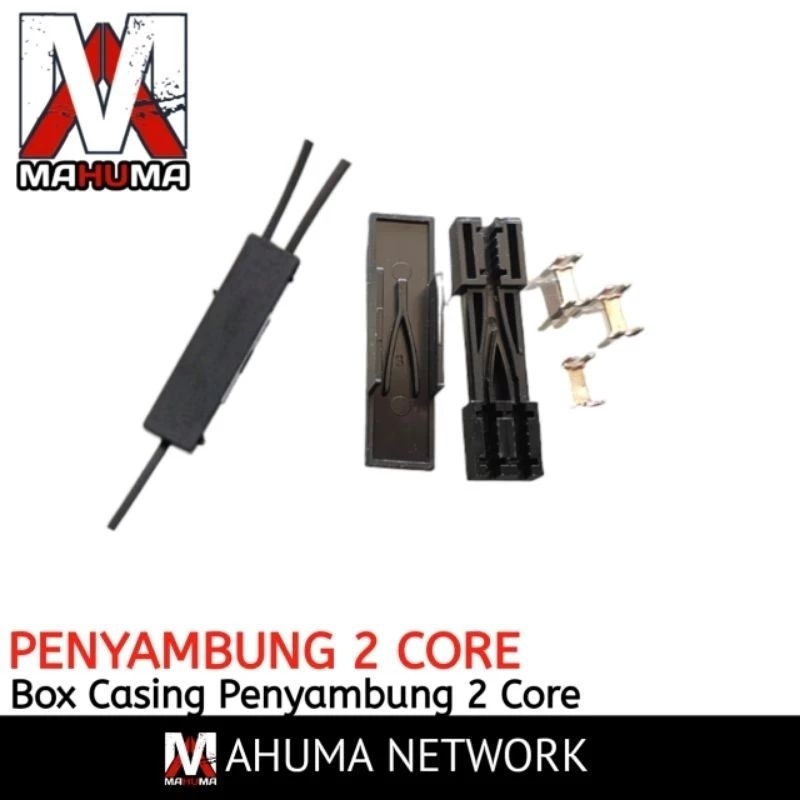 Casing Penyambung Connector Kabel Fiber Optik 4 Core Optic FTTH