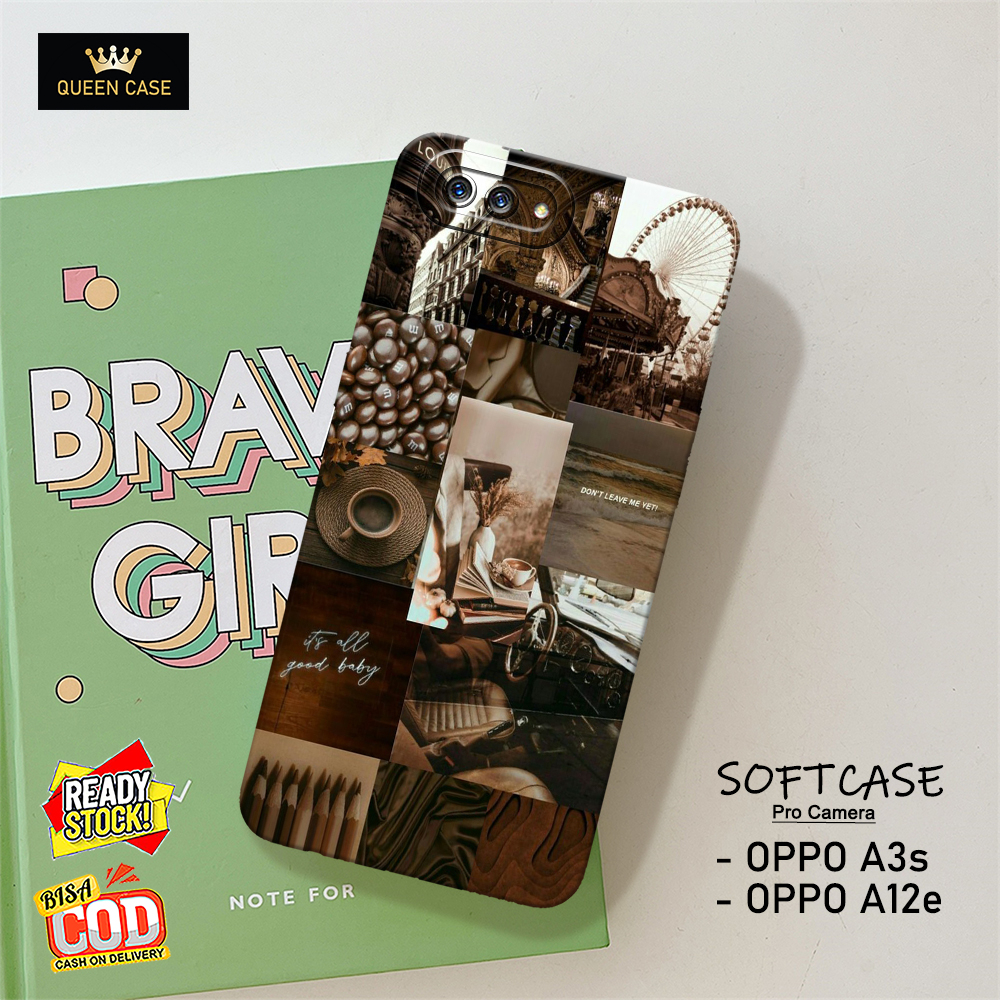 Case Hp Oppo A3S / Oppo A12E  Terbaru - Fashion Case Aesthetic - Casing Hp  Oppo A3S / Oppo A12E - A