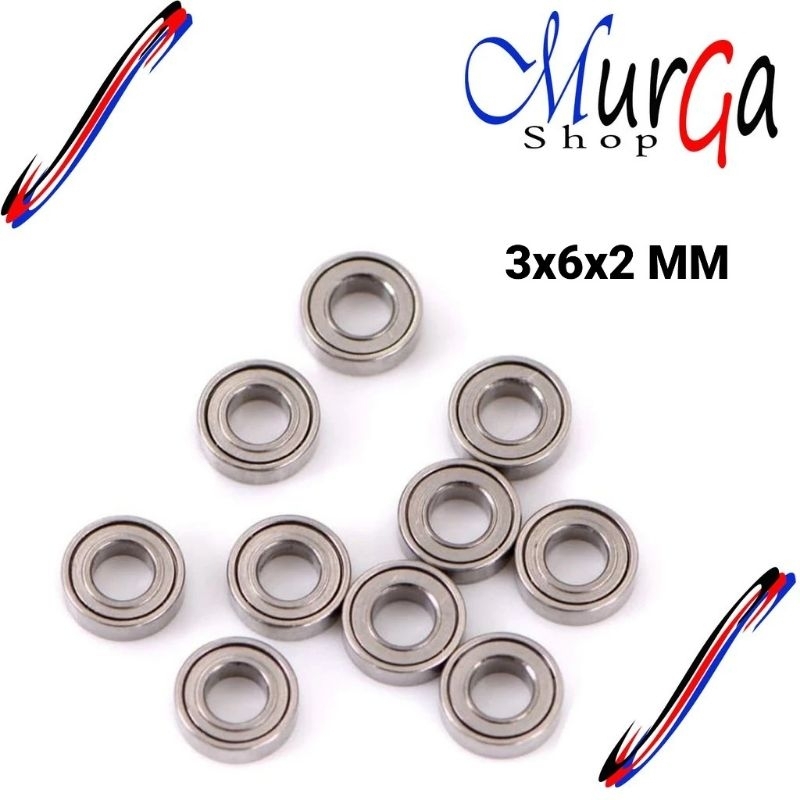 BEARING 3X6X2MM BEARING GARDAN WPL (1PCS)