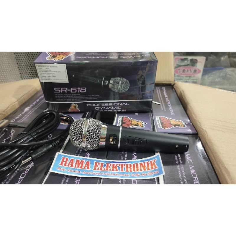 MIC MICROPHONE BMA SR 618 SR-618 BMA MIC MURAH ORIGINAL BMA SR 618 617