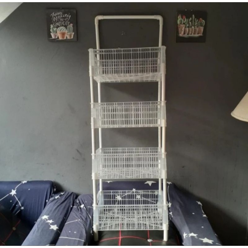 RAK WARUNG SUSUN KOPI / KERANJANG SUSUN SERBAGUNA / RAK JANANAN CIKI