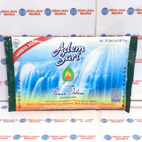 

Adem Sari Sparkling Fresh Pack Isi 8 Sachet @7 gr -Pereda Panas Dalam