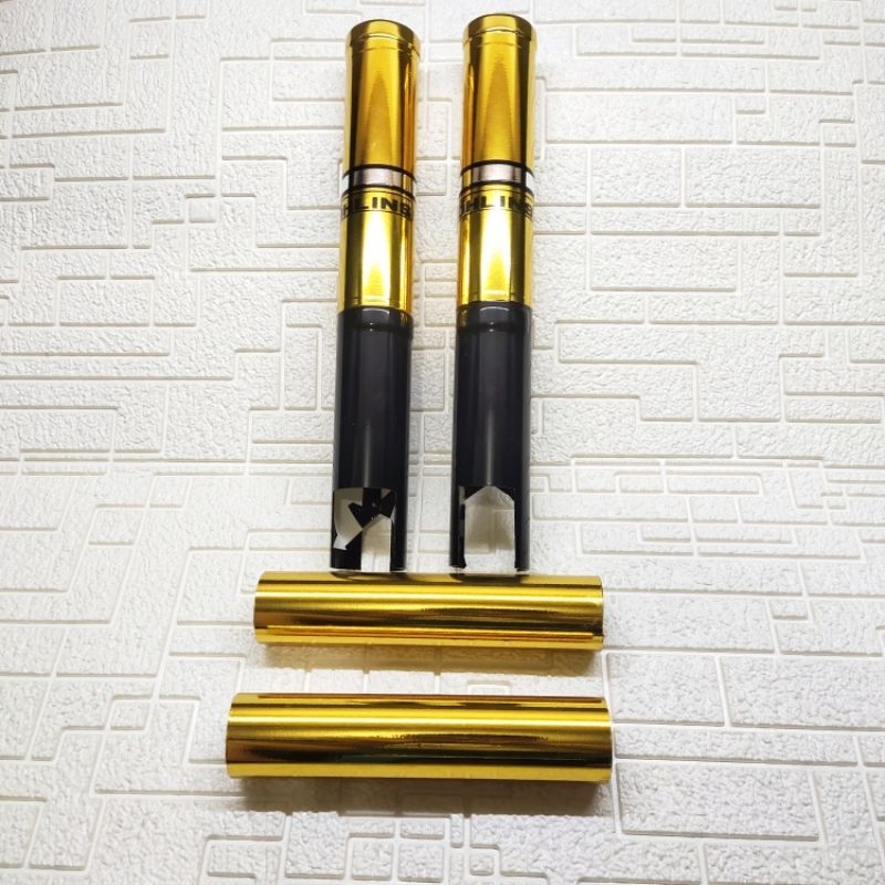 Promo cover shock depan variasi Gold Yamaha Vixion old