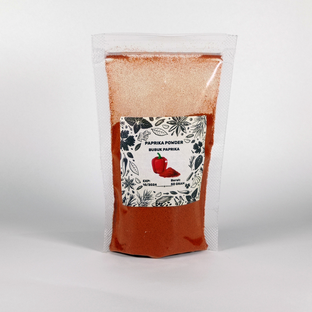 

Paprika Bubuk Paprika Powder ukuran 25 - 100 gram