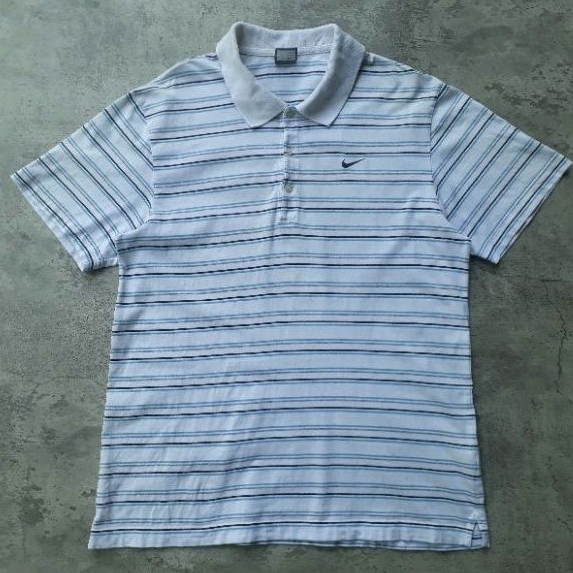 KAOS POLO NIKE SECOND | POLO SHIRT SECOND | KAOS NIKE STRIPES