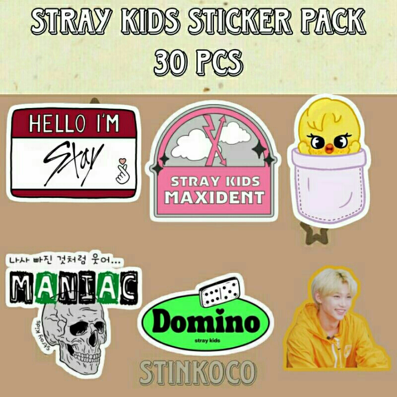 

[30PCS] STICKER STRAY KIDS SKZ ISI 30 STICKER