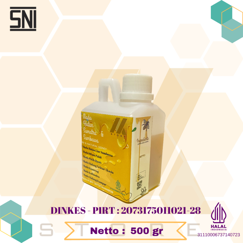 

Madu Putih Sumbawa Asli Murni 100% - Isi 500gr