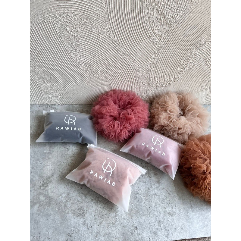 SCRUNCHIE JUMBO / IKAT RAMBUT / CEPOL HIJAB / TULLE PREMIUM SOFT