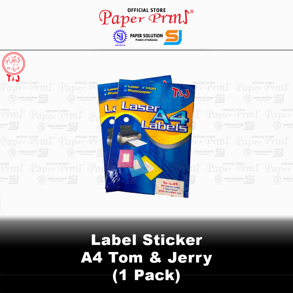 

Kertas Laser Label Stiker A4 Tom & Jerry