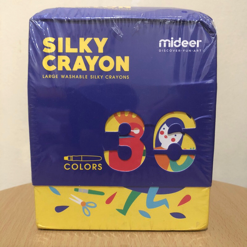 

Mideer Silky Crayon 36 Washable Silky Crayon not greebel 36 Warna colors Krayon Nontoxic Non-Toxic