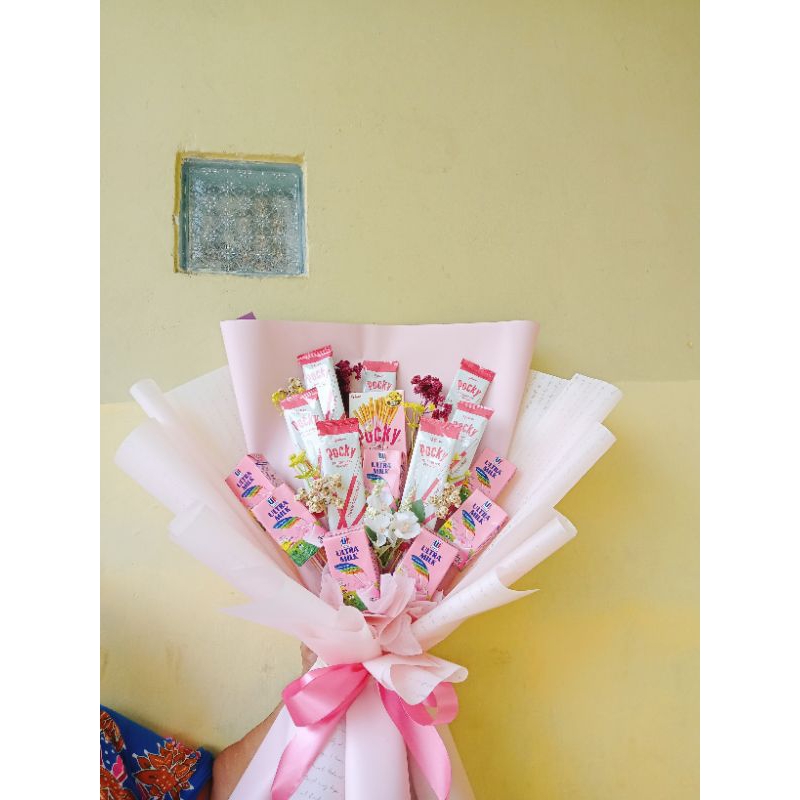 

bouqet Snack wisuda|Ulang tahun|kado