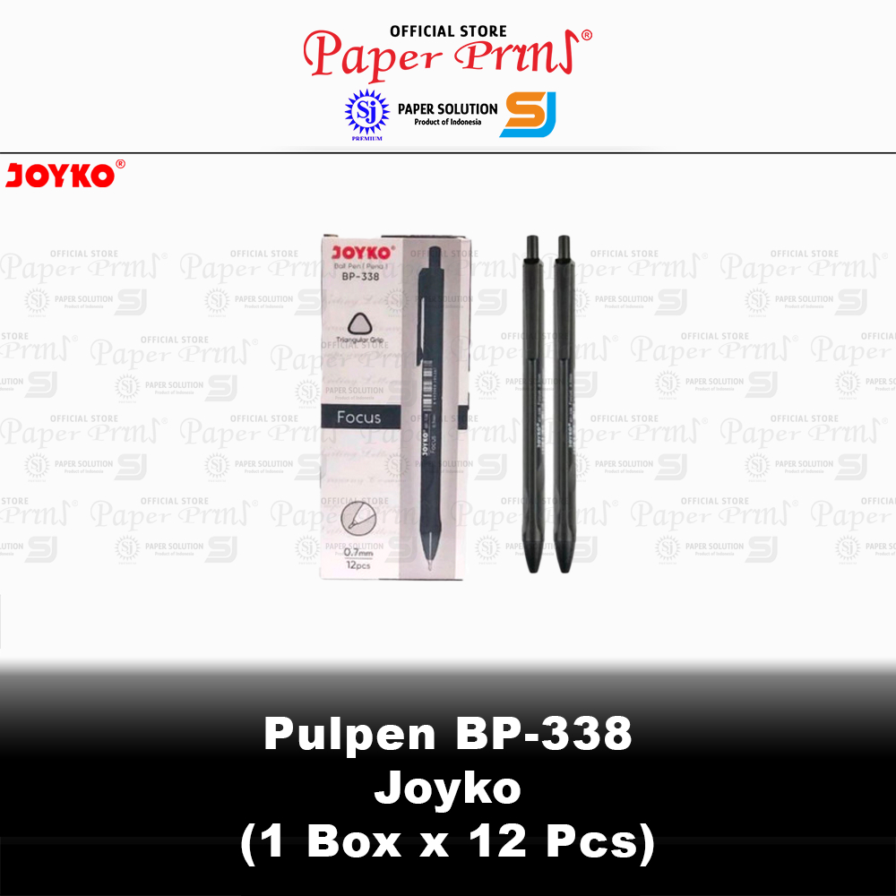 

Pulpen Ballpoint Ballpen BP-338 Joyko Hitam