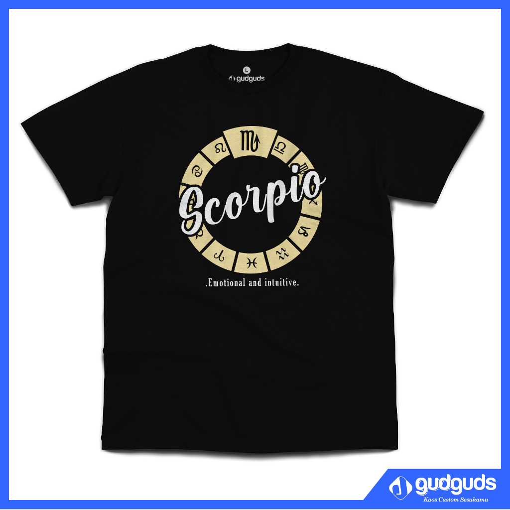 Kaos Zodiak Ring Scorpio - gudguds Tshirt