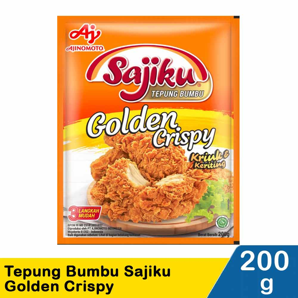 

Tepung Ajinomoto Bumbu Sajiku Golden Crispy 200g