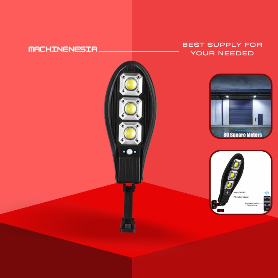 LAMPU JALAN TENAGA SURYA 500W PJU TAMAN DINDING SOLAR CELL SOLAR POWER