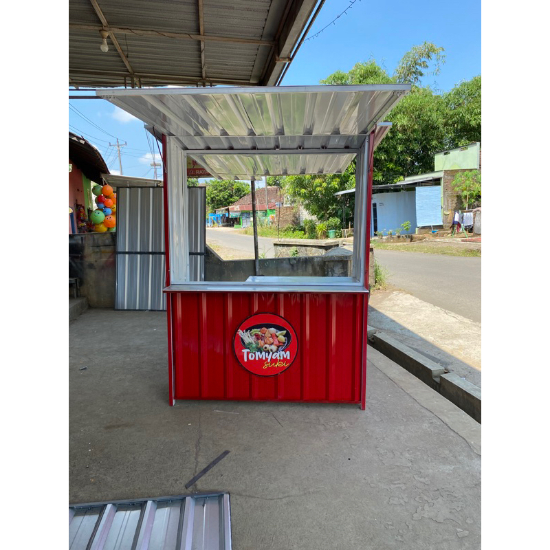 Gerobak Portable Murah / Booth Jualan / Gerobak Kontainer Murah